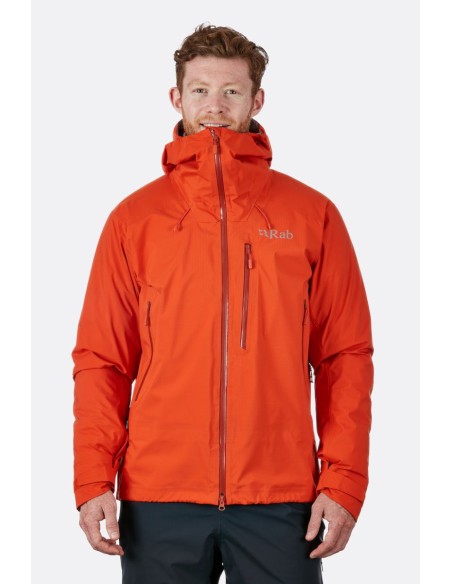 Ανδρικό Αδιάβροχο Jacket Rab Firewall Fire Cracker