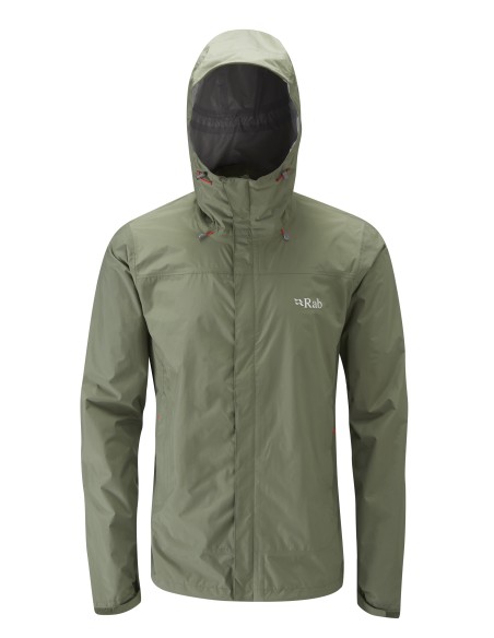 Ανδρικό Αδιάβροχο Jacket Rab Downpour Field Green