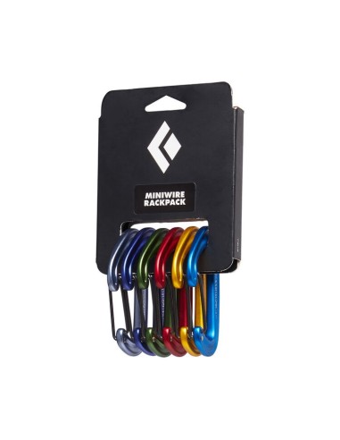 Καραμπίνερ Black Diamond MiniWire Rackpack 6 Pack