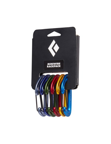 Καραμπίνερ Black Diamond MiniWire Rackpack 6 Pack