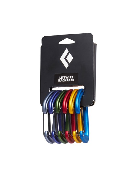Καραμπίνερ Black Diamond Litewire Rackpack 6 Pack