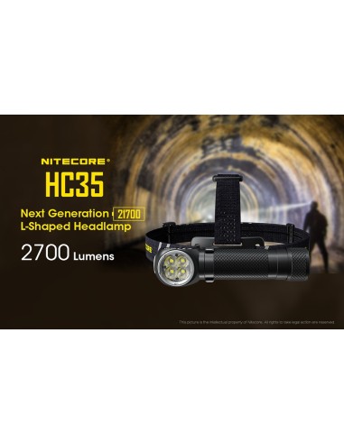 Φακός Κεφαλής LED Nitecore HC35