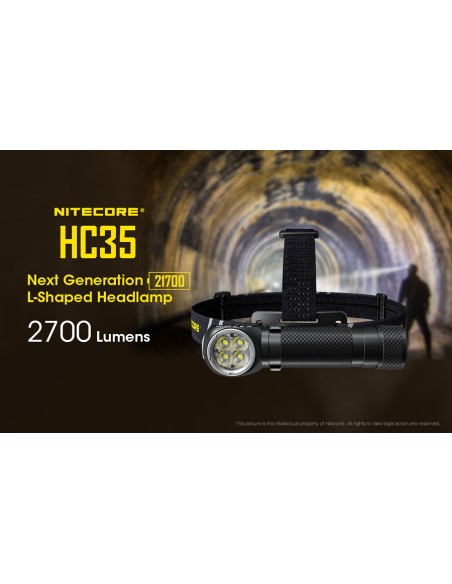 Φακός Κεφαλής LED Nitecore HC35