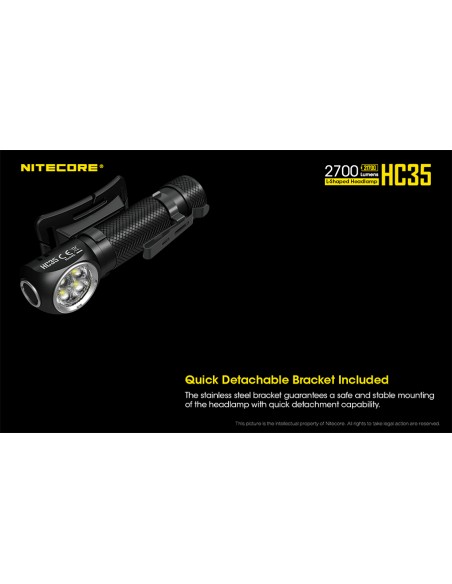 Φακός Κεφαλής LED Nitecore HC35
