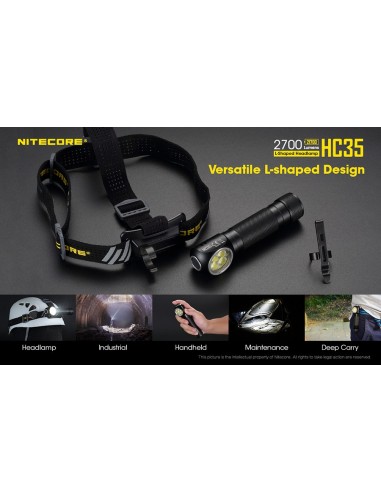 Φακός Κεφαλής LED Nitecore HC35