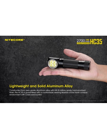 Φακός Κεφαλής LED Nitecore HC35