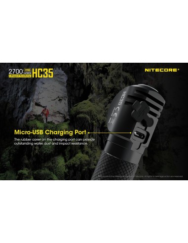 Φακός Κεφαλής LED Nitecore HC35