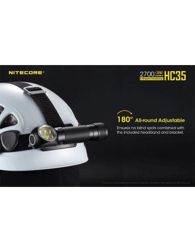 Φακός Κεφαλής LED Nitecore HC35