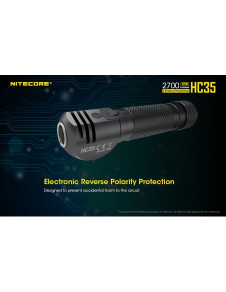 Φακός Κεφαλής LED Nitecore HC35