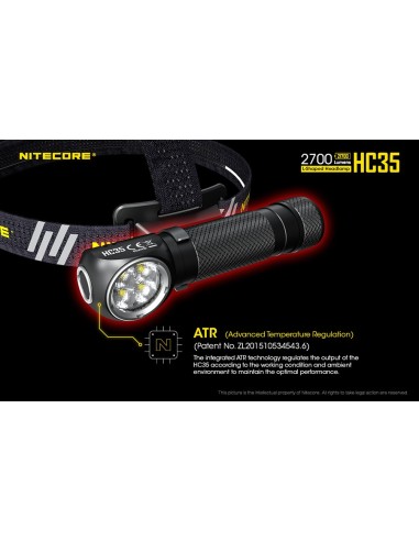 Φακός Κεφαλής LED Nitecore HC35