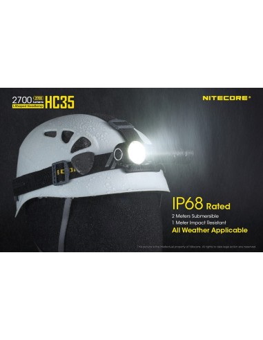 Φακός Κεφαλής LED Nitecore HC35