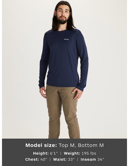 Ανδρικό Marmot Windridge LS Shirt Enamel Blue