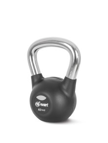 Kettlebell Rubber Cover Cr Handle 10kg