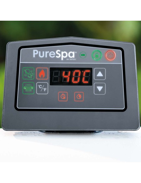 Pure Spa Intex Greywood Deluxe Bubble Massage (6 ατόμων)
