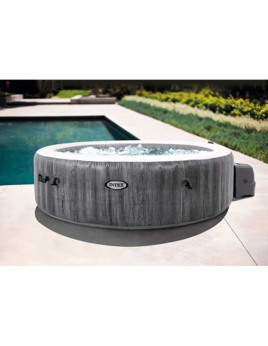 Pure Spa Intex Greywood Deluxe Bubble Massage (6 ατόμων)