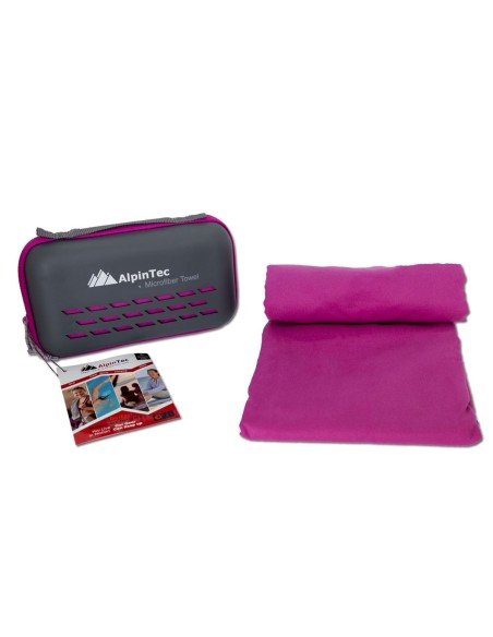Πετσέτα AlpinTech Microfiber DryFast XL 75x150 Μοβ