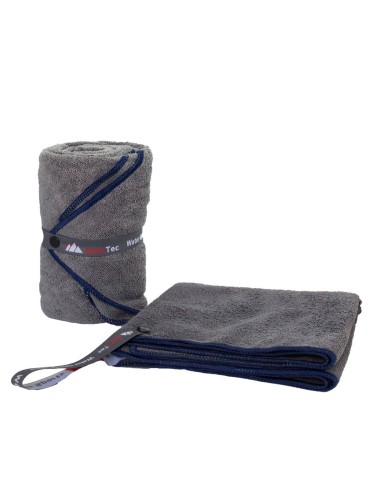 Πετσέτα AlpinTech Microfiber DrySoft 40x80 Γκρι-Μπλε