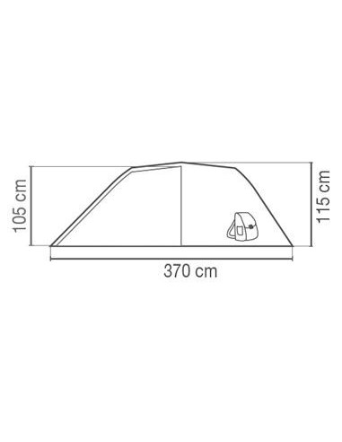 Σκηνή Coleman tent Cortes - 3 persons blue