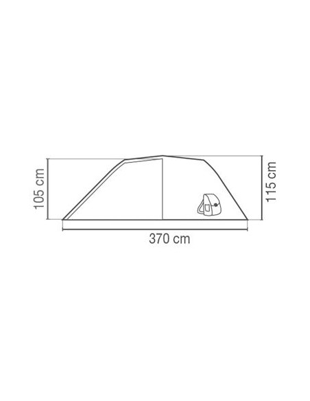 Σκηνή Coleman tent Cortes - 3 persons blue