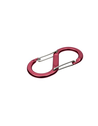 Καραμπίνερ Βοηθητικό BasicNature Accessory Biner - S red 2 pcs