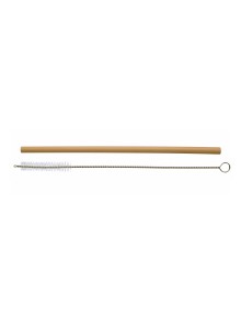 BasicNature Bamboo Straw Set - 8 pcs
