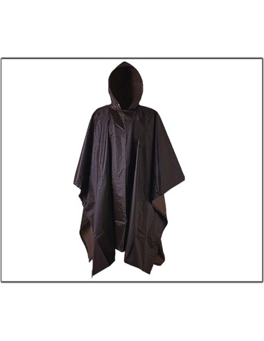 Αδιάβροχο πόνσο Alpin Rain Poncho Black