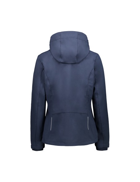 Γυναικείο Softshell Jacket CMP With Detachable Hood Black Blue - Berry