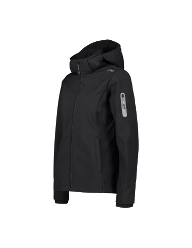 Γυναικείο Softshell Jacket CMP With Detachable Hood Nero