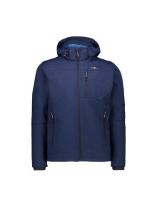 Ανδρικό SoftShell Jacket CMP Zip Hood Blue Ink - River