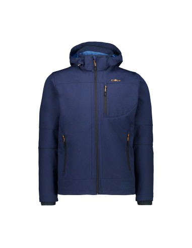 Ανδρικό SoftShell Jacket CMP Zip Hood Blue Ink - River