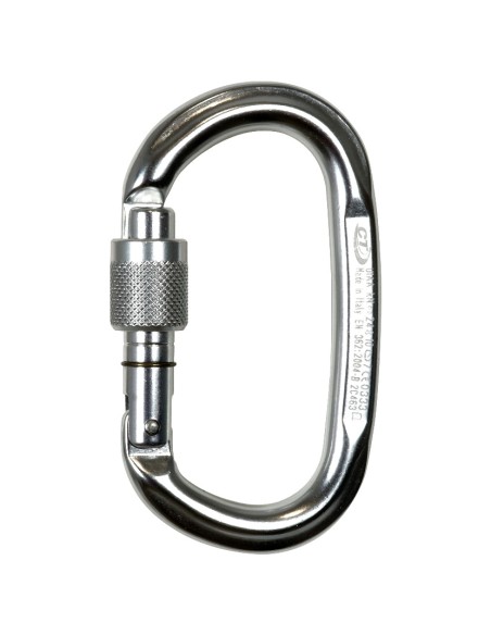 Καραμπίνερ Ασφαλείας Climbing Technology Alu Pillar SG Oval Silver
