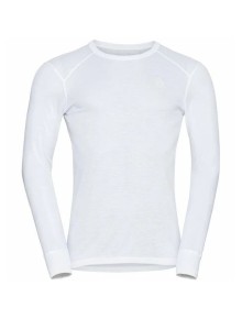 Ανδρικό θερμοεσώρουχο LS Odlo Active Warm Eco White