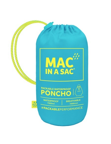 Αδιάβροχο πόνσο Mac in Sac Targetdry Neon Blue