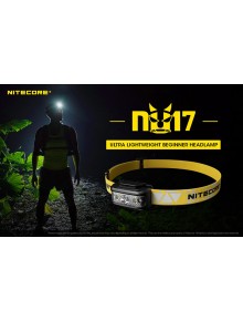 Φακός Κεφαλής LED Nitecore NU17 Black 2