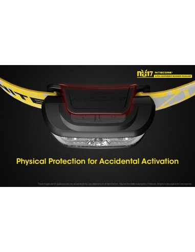 Φακός Κεφαλής LED Nitecore NU17 Black