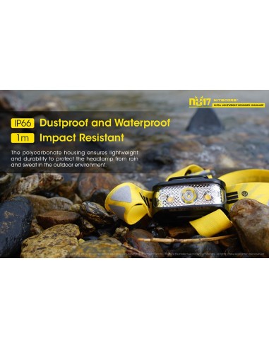 Φακός Κεφαλής LED Nitecore NU17 Black