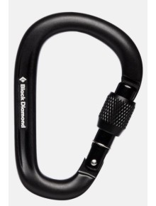Καραμπίνερ Black Diamond Pearlock Screwgate Black
