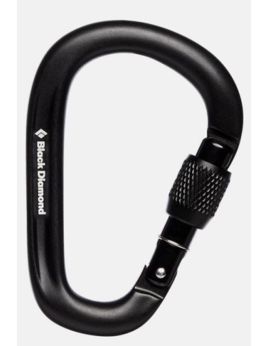Καραμπίνερ Black Diamond Pearlock Screwgate Black