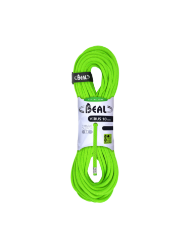 Σχοινί Αναρρίχησης Beal Virus Standard 10 mm - 70 m Solid Green