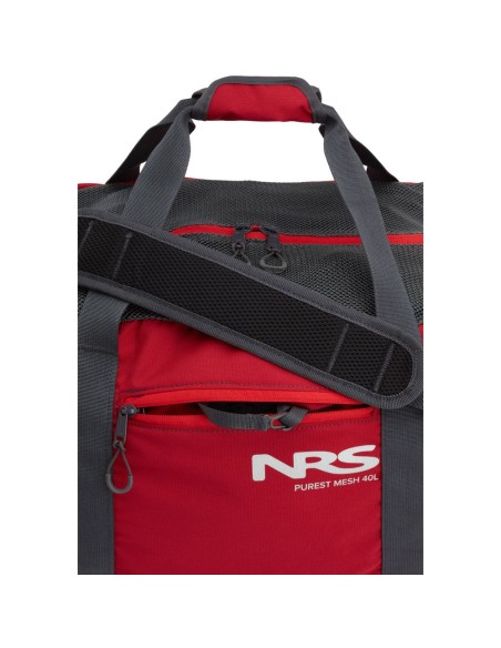 NRS Purest Mesh Duffel Bag Red - 90L