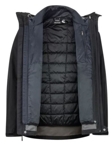 Μπουφάν Marmot 3 σε 1 Minimalist Component Jacket Black
