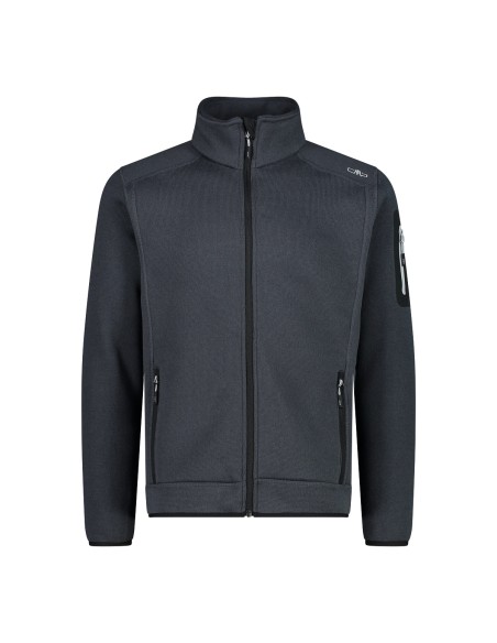 Ανδρικό knit-tech fleece Jacket CMP Titanio