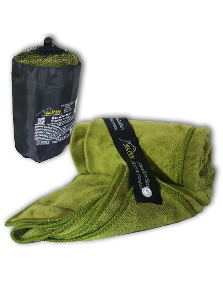 Πετσέτα Alpin Xtra Drysoft Fleece Microfiber Green