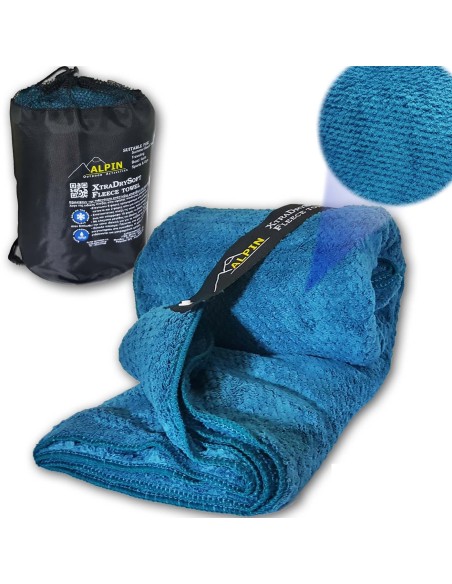 Πετσέτα Alpin Xtra Drysoft Fleece Microfiber Blue