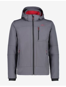 Ανδρικό SoftShell Jacket CMP Zip Hood Titanio
