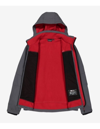 Ανδρικό SoftShell Jacket CMP Zip Hood Titanio