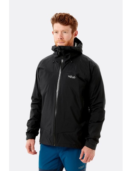 Ανδρικό Αδιάβροχο Jacket Rab Downpour Plus 2.0 Black