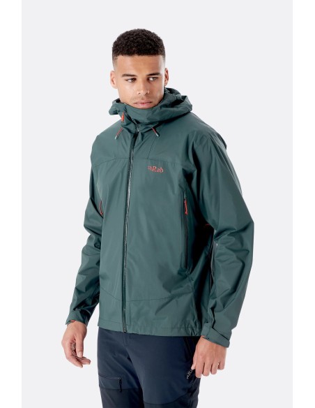 Ανδρικό Αδιάβροχο Jacket Rab Downpour Plus 2.0 Black