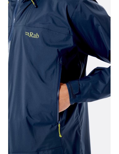 Ανδρικό Αδιάβροχο Jacket Rab Downpour Plus 2.0 Black