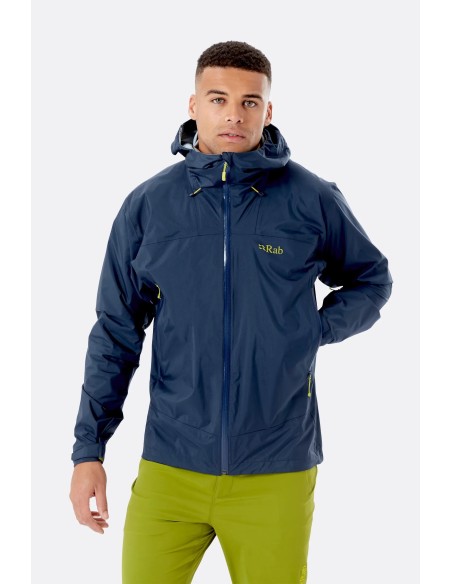 Ανδρικό Αδιάβροχο Jacket Rab Downpour Plus 2.0 Pine